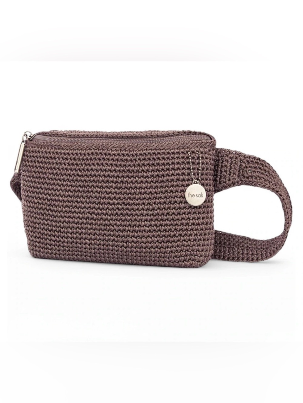 The Sak Caraway Hand Crochet Belt Bag In Mushroom Fanny Pack Bum Bag Boho